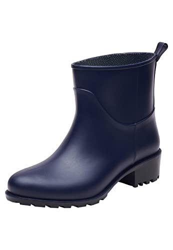 Realpaks Women's Short Rain Boots BG 5/2 - Botas de lluvia para mujer - Botines de mujer - Botas cortas de goma para mujer