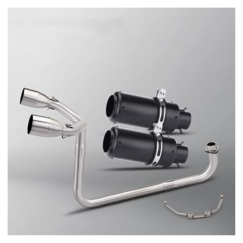 Silencieux echappement pour collecteur MSX125 anti-rouille double sortie inox