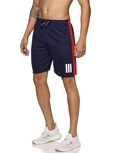 Image of Polyester Sports Shorts for Boys & Girls with Zipper Pockets