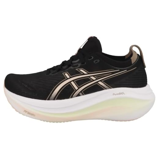 Tênis Asics Gel-Nimbus 27 Preto e Rosa Claro - Feminino - 38 - Preto
