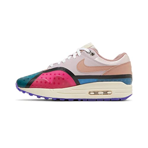 Image of Nike Air Max 1 Women's Shoes, Fog Plum Pink Fossil Pink Oxford Pink, 6 US