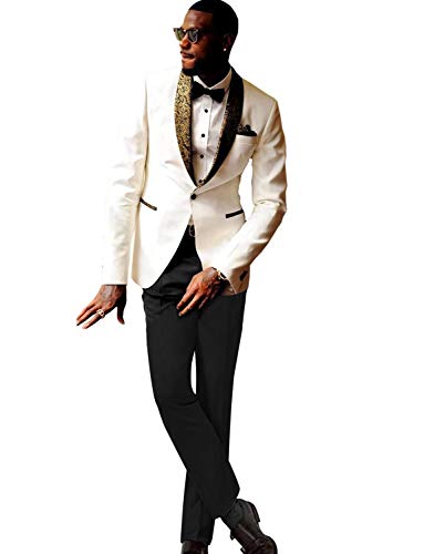 Costume blanc homme slim fit parfait pour un mariage chic d'été