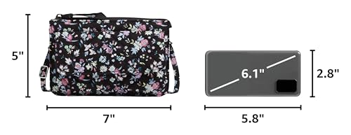Image of Vera Bradley Women's Cotton Wallet Crossbody Purse with RFID Protection