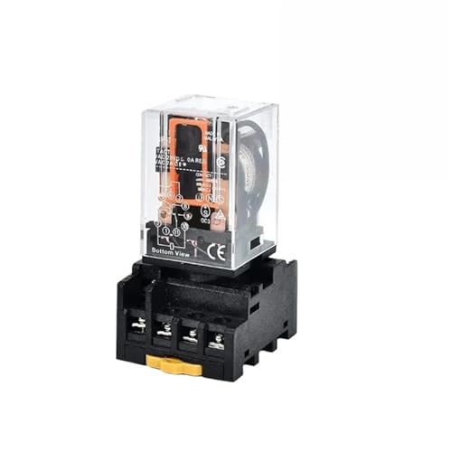 Relais intermédiaire AC 220V 24V bobine 8 11 broches avec embase