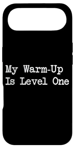 My Warm-up Is Level One ʔtBbglXQ[}[̌t X}zP[X iPhone Air p