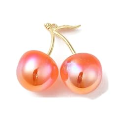4pcs-Resin Cherry Charms-46x43x21mm