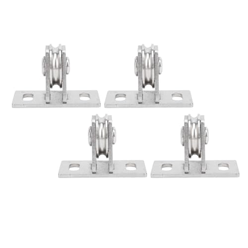 Silent Dual Bearings - Polea de acero al carbono para montar en la pared, 330 libras, sistema de levantamiento de gimnasio para entrenamiento en casa y levantamiento de pesas