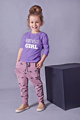 Image of Birthday Girl Shirt Toddler T-Shirt Kid Birthday Party Outfit Tee Gift for Girls 1st 2nd 3rd 4th 5th 6th 7th 8th Tops