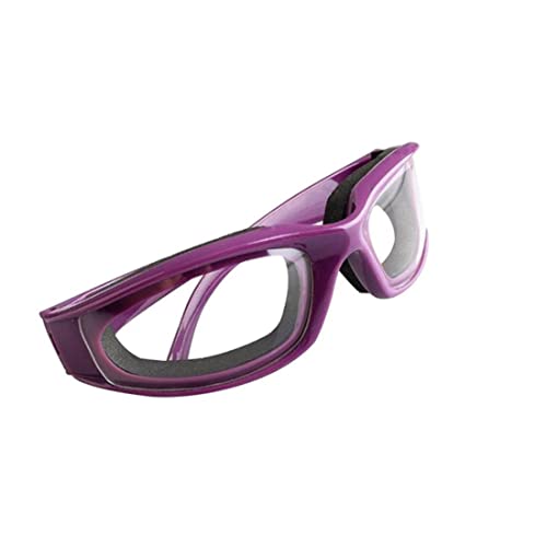 Gcroet Lunettes d'oignon verres sans larmes pour les yeux protège les yeux durables à l'épreuve du vent.