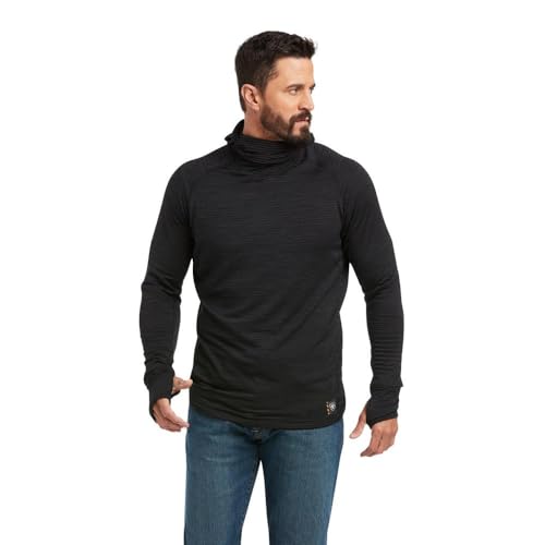 ARIAT Rebar Gridwork Balaclava Baselayer Black