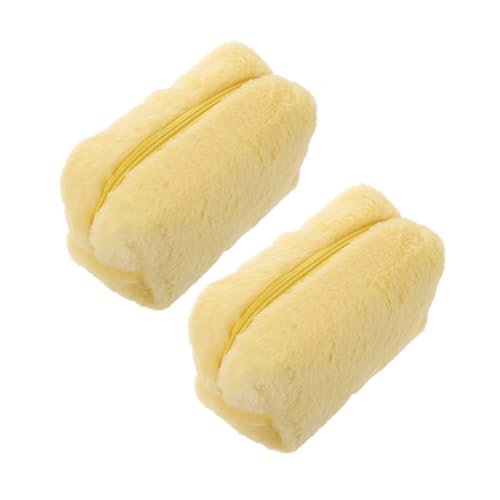 Beaupretty 2pcsトラベルメイク プバッグトイレタリーバッグジッパーペンシルポーチペンバッグ ケ ーチ文房具バッグ ブル収納バッグ