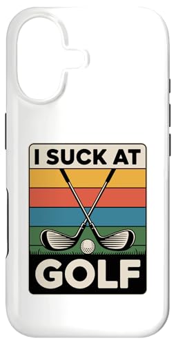 I Suck At Golf Joke ʔSt s Ȓj St X}zP[X iPhone 17 p