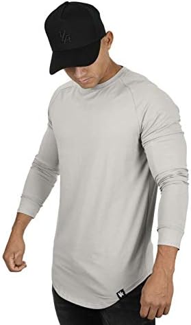YoungLA Men's Raglan Long Sleeve Crew 