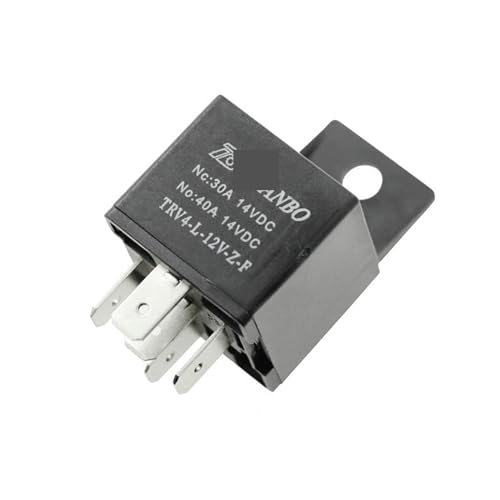 Relé TRV4-L-12V-ZF de 5 pines 30A interruptor electromagnético automotriz 14VDC 3