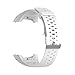 Reemplazo de silicona Correa de reloj Correa de muñeca para Polar M400 M430 GPS Running Smart Sports Watch Correa de muñeca con herramientas (blanco)