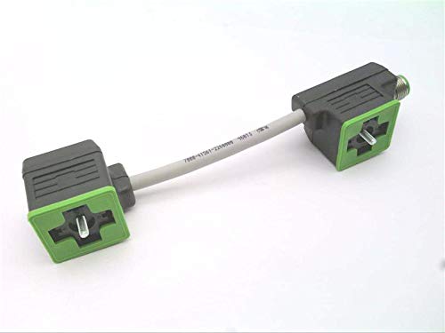 MURR ELEKTRONIK 7000-41561-2260000 MURR ELEKTRONIK 7000-41561-2260000 M12 Male ON Rear of MSUD Double Valve Plug 18MM, PUR 3X0.75 Gray, 0M