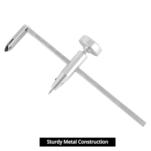 Image of QWORK Durable Drywall Circle Cutter, Sturdy Metal Construction