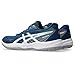 ASICS Men's Upcourt 6 Volleyball Shoes, 13, MAKO Blue/White