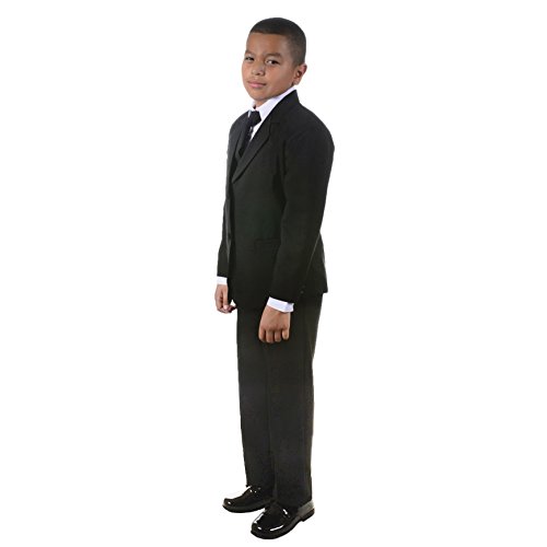 Nancy August Classic Toddler Boy Formal Suit In Black 2T-20-Black-6 #TOP4