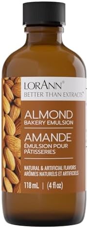 LorAnn Oils Almond Bakery Emulsion, 4 ounce bottle