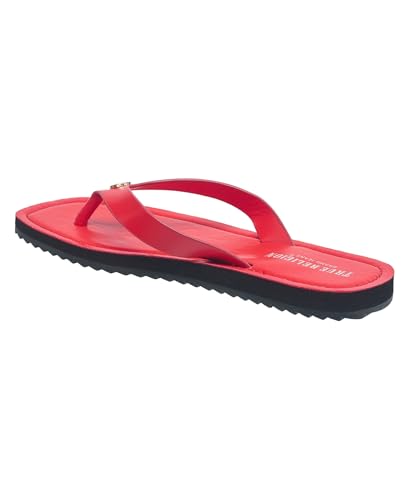 Image of True Religion Women's Flip Flop Sandals - Lightweight Rubber Sole with Iconic Logo Detail