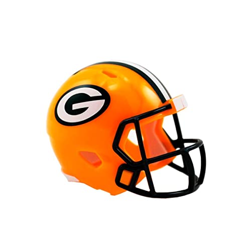 Licenza ufficiale della NFL Green Bay Packers NFL Riddell Speed Pocket PRO - Casco da calcio tascabile