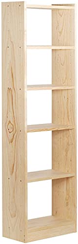 Europe & Nature Etagère Gala avec Tablettes Largeur 50cm, Bois, 25 x 50 x 186 cm