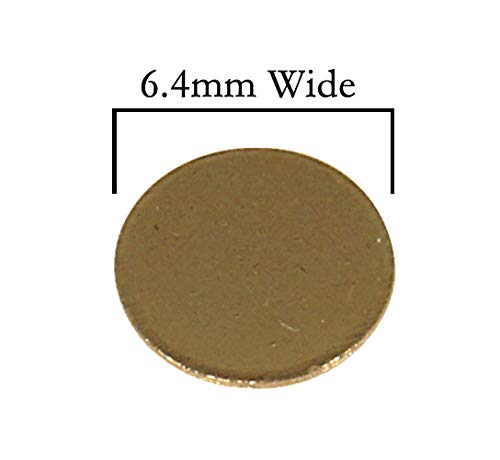 Gemoro 2002 18K Calibration Disc Kee, Agt2, Agt3 & Agt-Blue Gold & Platinum Testers, 6.4Mm, Gold #TOP1