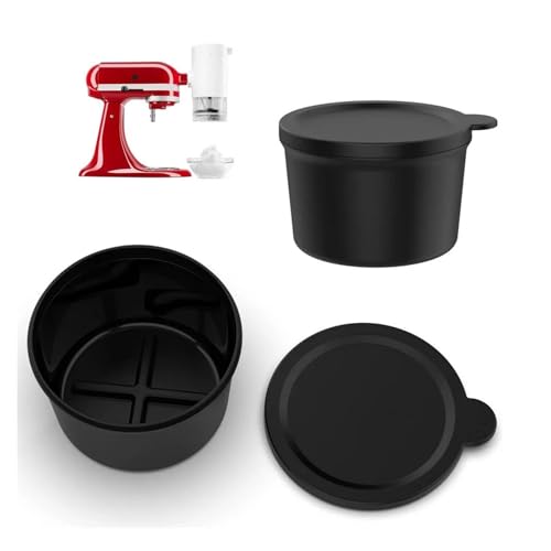 4 moldes de silicona para hielo con tapa compatibles KitchenAid miniatura 6