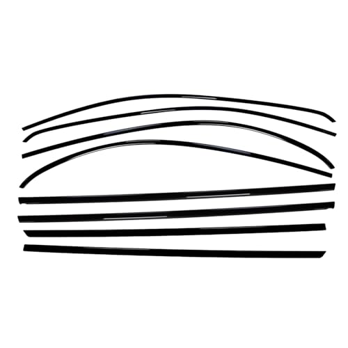 Cubierta de ventana negra brillante premium para Benz Clase A W176 Hatchback 2013-2018