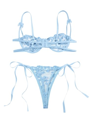 Image of Lilosy Sexy Lingerie Set 2 Piece Women Bra and Panty