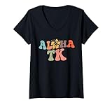 Photo Gallery donna retro aloha tk insegnante vita estate vacanza spiaggia hawaiana maglietta con collo a v Photo Gallery donna retro aloha tk insegnante vita estate vacanza spiaggia hawaiana maglietta con collo a v