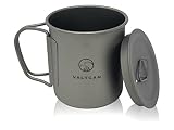 Valtcan 300ml Titanium Cup Pot Backpacking Mug 10 oz