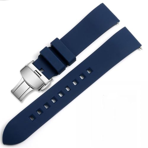 Sangle silicone étanche pour montre Longines bracelet sport à dégagement rapide