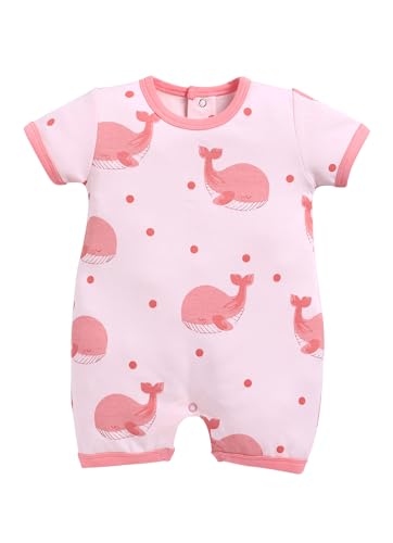Image of BABYGO Baby Half Sleeve Rompers 100% Cotton for New Born Baby|Daily Suits for Baby Boys & Girls| 0-3M| 3-6M|6-9M|Onesies| Infant Clothes | Pack of 1