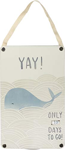 Primitives-by-Kathy-Baby-Countdown-Wall-Decor-575-x-9-Blue-Days-To-Go Primitives by Kathy Baby Countdown Wall Decor 575 x 9 Blue Days To Go