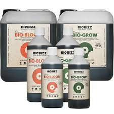 BioBizz - Bio Grow & Bio Bloom Organic Soil Plant Nutrients (5L - Grow & Bloom)