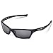 Duduma Mens and Womens Polarized Sports Sunglasses for Baseball Softball Fishing Golf Running Cycling Driving Hiking Unbreakable Shades Du649(Black matte frame with black lens)