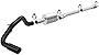 MagnaFlow Cat-Back Performance Exhaust System 19452 - Street Series, Stainless Steel 3in Main Piping, Single Passenger Side Rear Exit, Black Coated 4in Exhaust Tip - Ranger Exhaust Kit