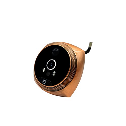 WIUSOODE Campainha com vídeo de 4,5 polegadas Visor de olho mágico intercomunicador Campainhas visua