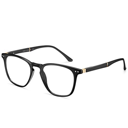 Image of CARFIA Blue Light Blocking Glasses - Anti-Fatigue Computer Gaming Glasses Prevent Headaches Lightweight Eyeglasses Frame