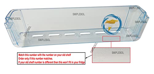 Image of SMIPLEBOL - The Best Is Here Fridge Bottle Shelf Compatible for LG Double Door Refrigerator- Middle & Lower Rack(Part No: MAN544449)
