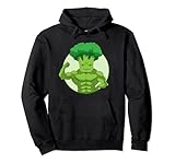 Broccoholic Pflanzen-Powerlifter I Love Brokkoli Pullover Hoodie