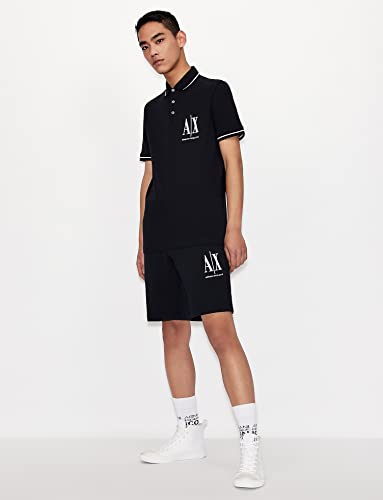 Armani Exchange Men's Embroidered Icon Logo Polo Shirt3