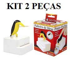 KIT 2 PALITEIRO DE MESA PALITO PASSARINHO PEGA PALITO TUCANO