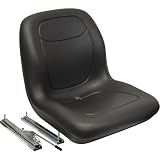 Milsco XB180 Seat with Slide Rails - Black, Model# 6779