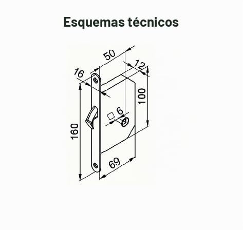 Miniatura 6 de Kit De Cerradura Yale Para Puerta Corredera - Cerradura De Cierre Y Manijas De Taza Redondas Empotrables - Ø Interior De Las Manijas 48 Mm - Acero Con Acabado Niquelado Cepillado, Incluye Tirador