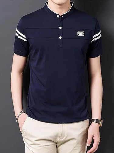 Image of Lymio Polo T Shirt for Men || T Shirt for Man || Collar T Shirt Style Men (Packs Also Available) (Polo-77-80)