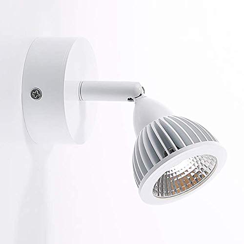 Lámpara de pared giratoria con foco de aluminio y aplique de noche LED de 3W para el dormitorio
