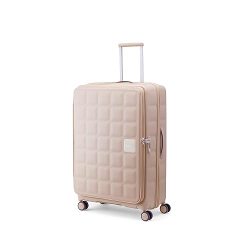 Image of American Tourister Bitbloc | Check-in Trolley Bag (79.5 cm) | 106 Ltrs | 360 8 Wheel Spinner | Hard Case | Recessed TSA Lock | 3 Years Global Warranty | Coffee